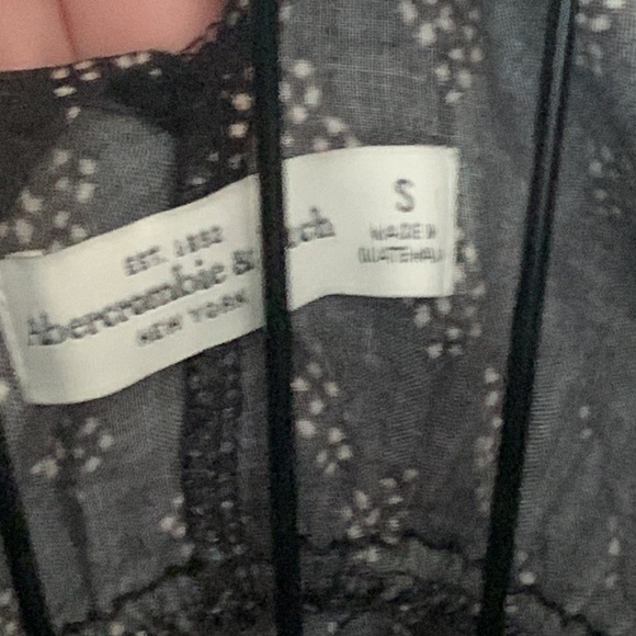 Abercrombie & Fitch black boho king sleeve dress - Picture 8 of 8